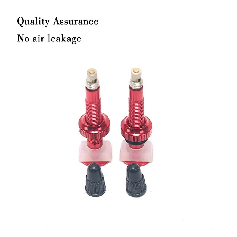 BOLANY 1PCS Bicycle Valve 40mm/60mm Road Bike Vacuum Nozzle For Bike Tubeless Tire Core Aluminum Alloy Valve Accessories
