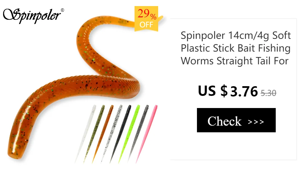 Spinpoler AJING Soft Fishing Lures Rockfish 10pcs/lot 0.3g 36mm Twin Tail Artificial Wobbler Ocean Rock Silicone Shad Worm Bait