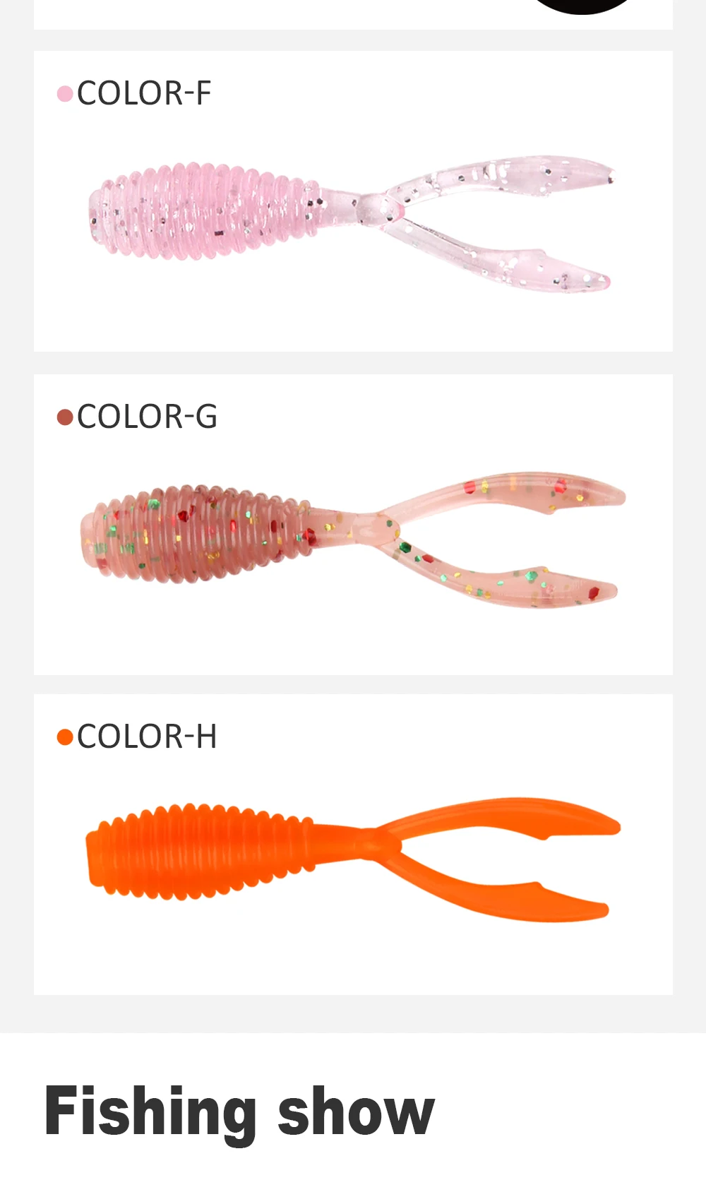 Spinpoler AJING Soft Fishing Lures Rockfish 10pcs/lot 0.3g 36mm Twin Tail Artificial Wobbler Ocean Rock Silicone Shad Worm Bait