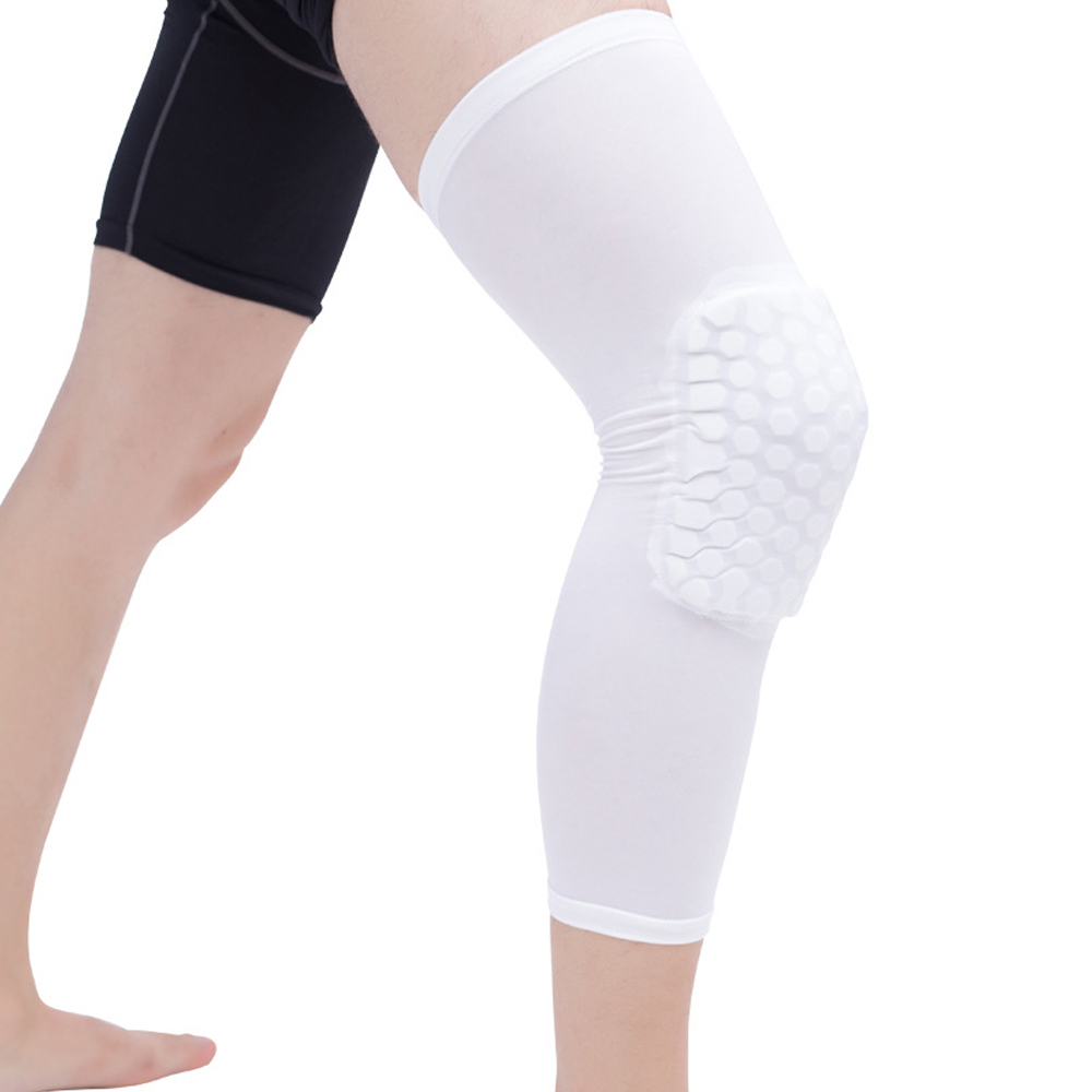 1Pcs/2Pcs Basketball Knee Pads Volleyball Kneepad Honeycomb Crashproof Antislip Leg Sleeve Protective Pad Support Guard Padded