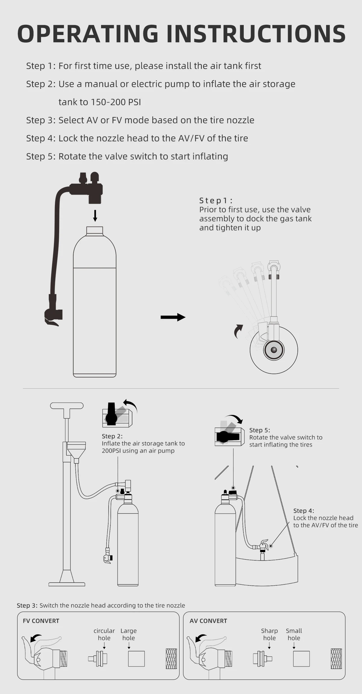 CYCLAMI Aluminum Alloy 1.3L MTB Road Inflator Tyre Air Bottle Tire Booster With Valve Gas Cylinder For Bike Vacuum Tubeless Tire