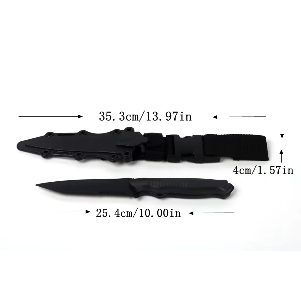 M9 Model Tactical Rubber Knife Gift Toys Military Fans Collection Game Simulation Training Props Plastic Model