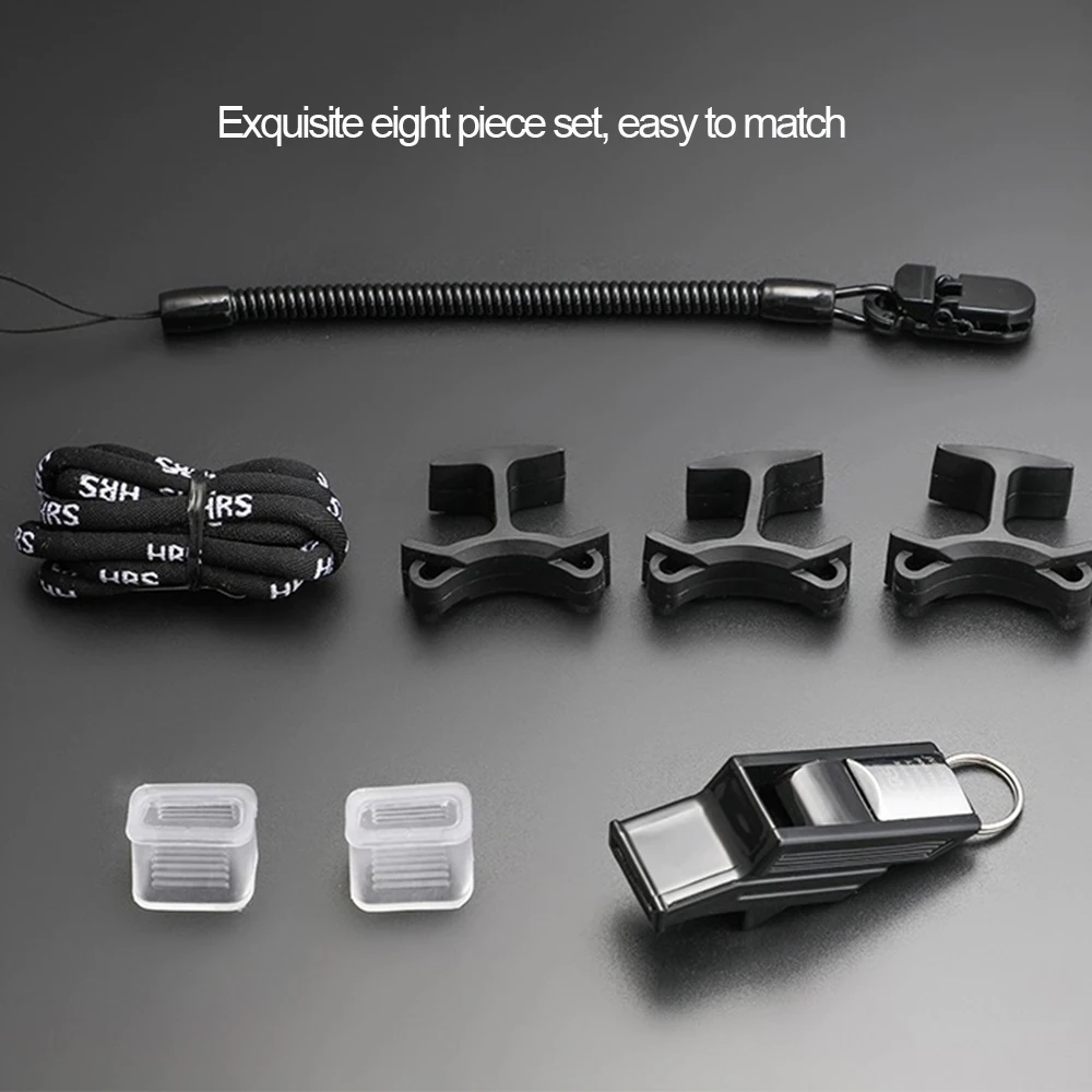 1 Set Professional Referee Whistle Gift Set Football Basketball Simplified Training Dolphin High Pitched Whistles