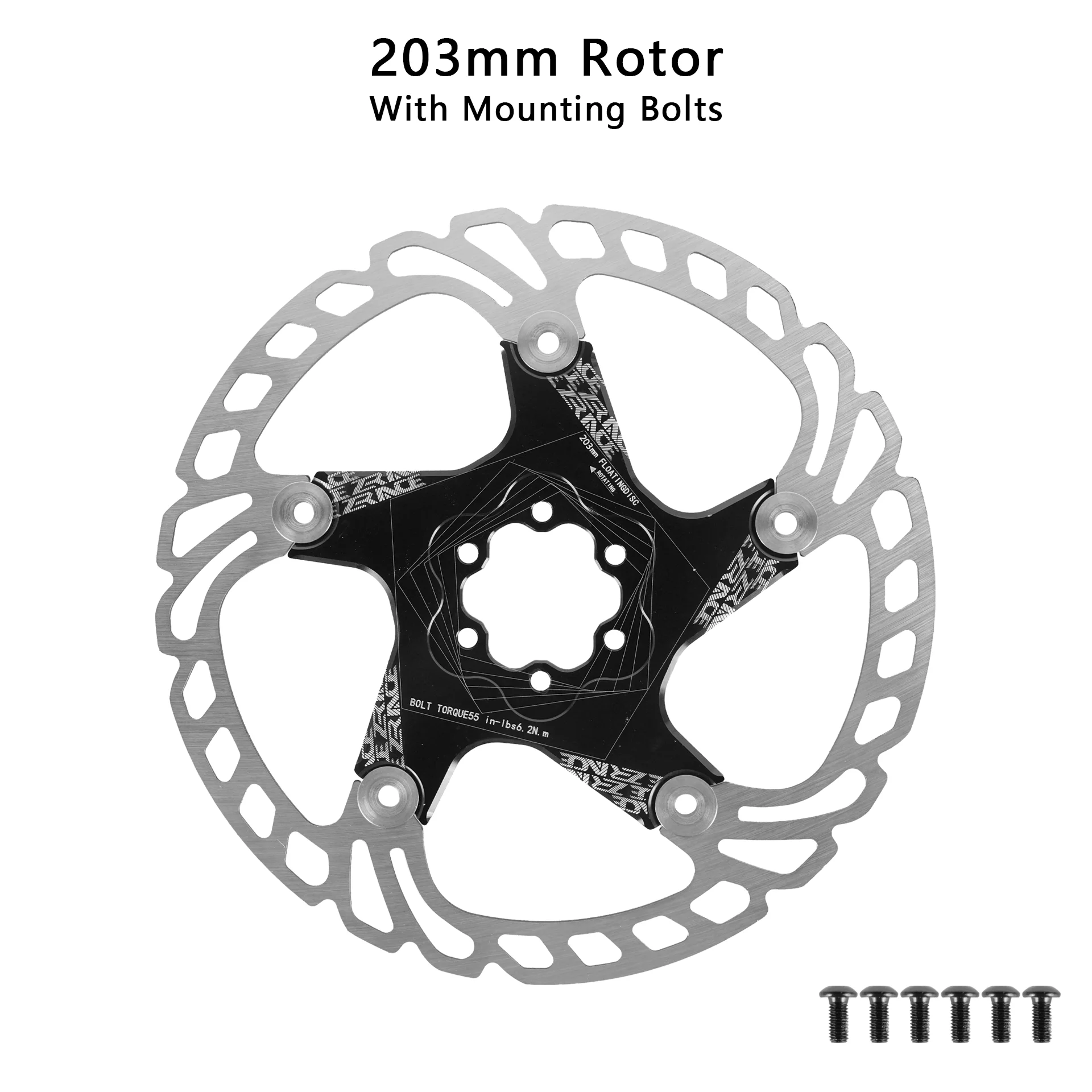 ZRACE MTB Bike Disc Brake Rotor Strong Heat Dissipation Floating 140mm 160mm 180mm 203mm