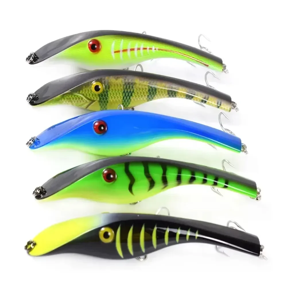 ALASICKA 140mm 42g 1pcs Zalt Pike Undberg Stalker Musky Muskie Pike Bass Lure Bait Wobbler 3D Eyes Floating Crank Jerk Troll