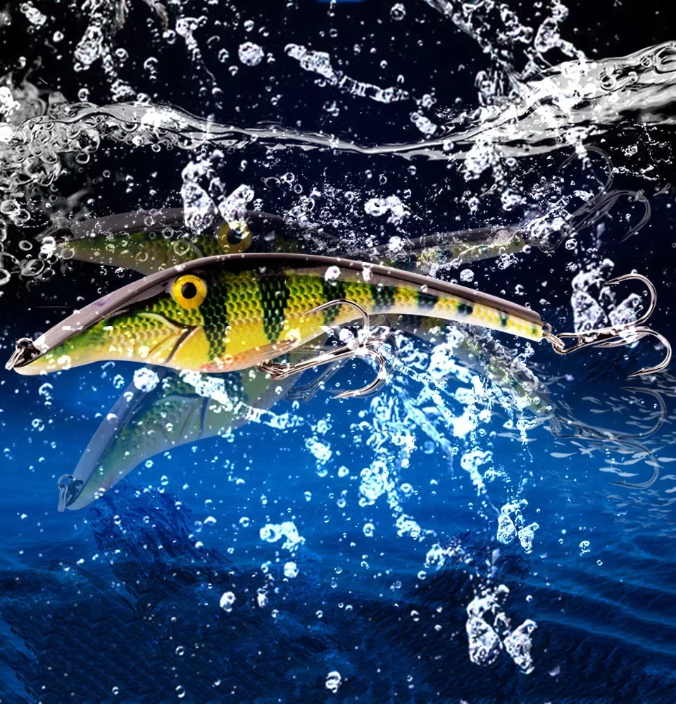 ALASICKA 140mm 42g 1pcs Zalt Pike Undberg Stalker Musky Muskie Pike Bass Lure Bait Wobbler 3D Eyes Floating Crank Jerk Troll