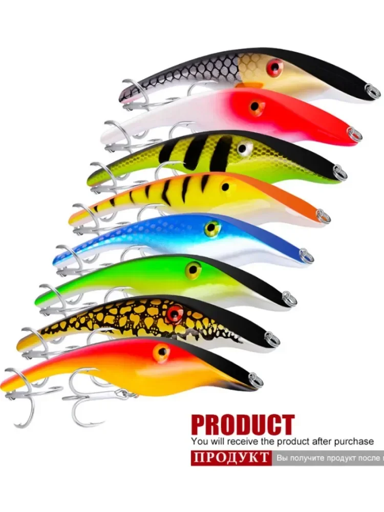 ALASICKA 140mm 42g 1pcs Zalt Pike Undberg Stalker Musky Muskie Pike Bass Lure Bait Wobbler 3D Eyes Floating Crank Jerk Troll