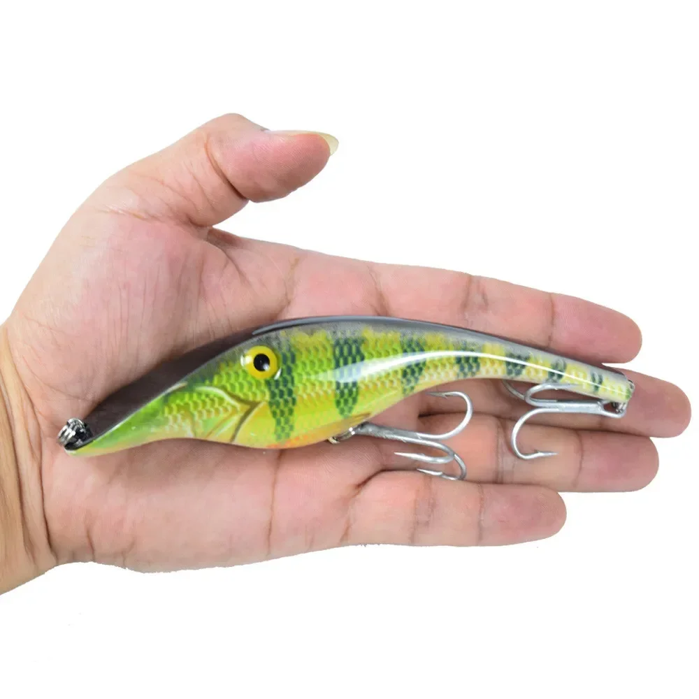 ALASICKA 140mm 42g 1pcs Zalt Pike Undberg Stalker Musky Muskie Pike Bass Lure Bait Wobbler 3D Eyes Floating Crank Jerk Troll