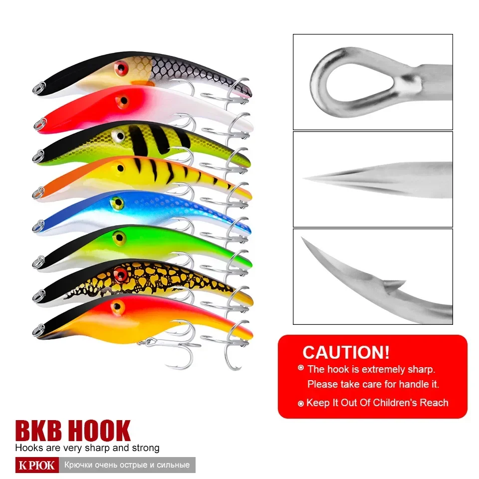 ALASICKA 140mm 42g 1pcs Zalt Pike Undberg Stalker Musky Muskie Pike Bass Lure Bait Wobbler 3D Eyes Floating Crank Jerk Troll