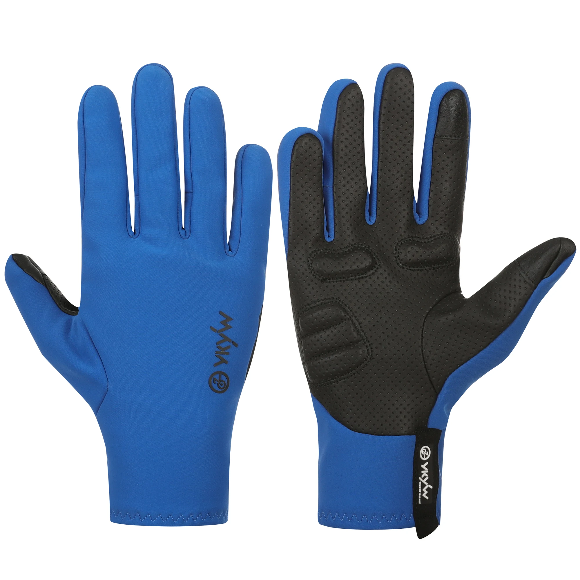 YKYWBIKE Cycling Gloves Full Finger Universal Winter Warmth Shock-absorbing Touch Screen Anti Slip Road Bike Gloves MTB