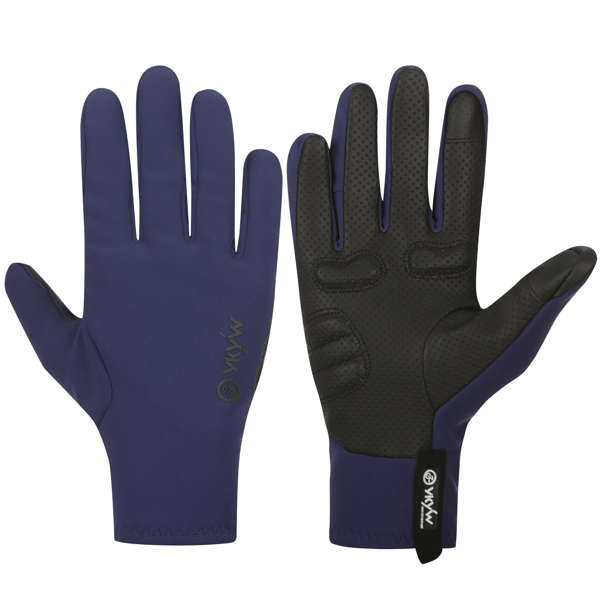 YKYWBIKE Cycling Gloves Full Finger Universal Winter Warmth Shock-absorbing Touch Screen Anti Slip Road Bike Gloves MTB
