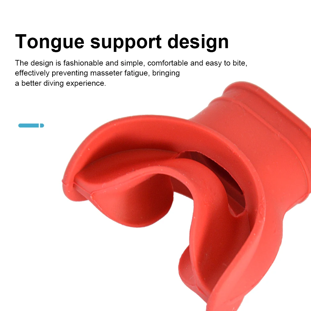 1/2/3PCS Silicone Snorkel Mouthpiece Diving Regulator Mouthpiece Cover Deep Snorkeling Underwater Mouthpieces For Water Sports