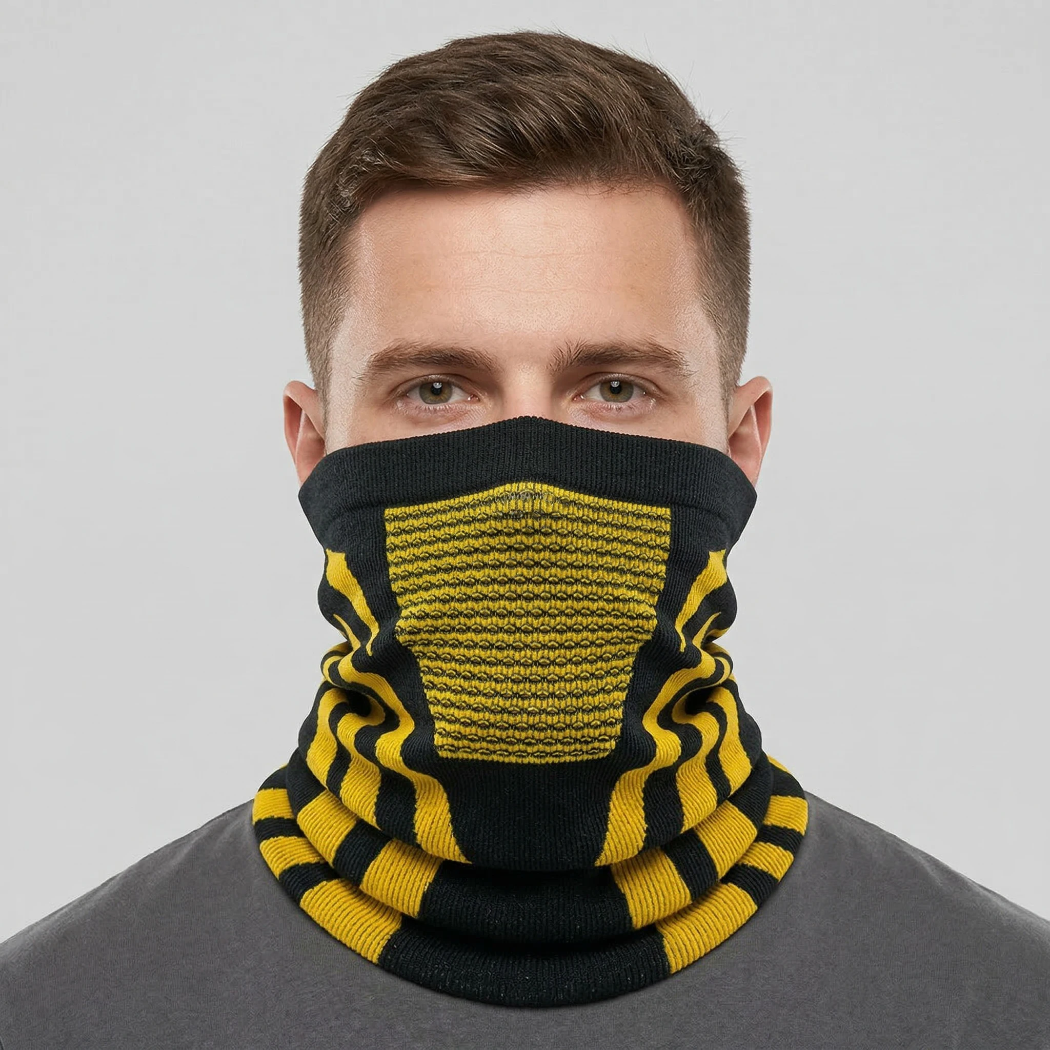 1pc/2pcs/3pcs Unisex Winter Breathable Warm Ski Mask Bike Motorcycle Half Face Mask Scarf Outdoor Hiking Fishing Cycling Mask