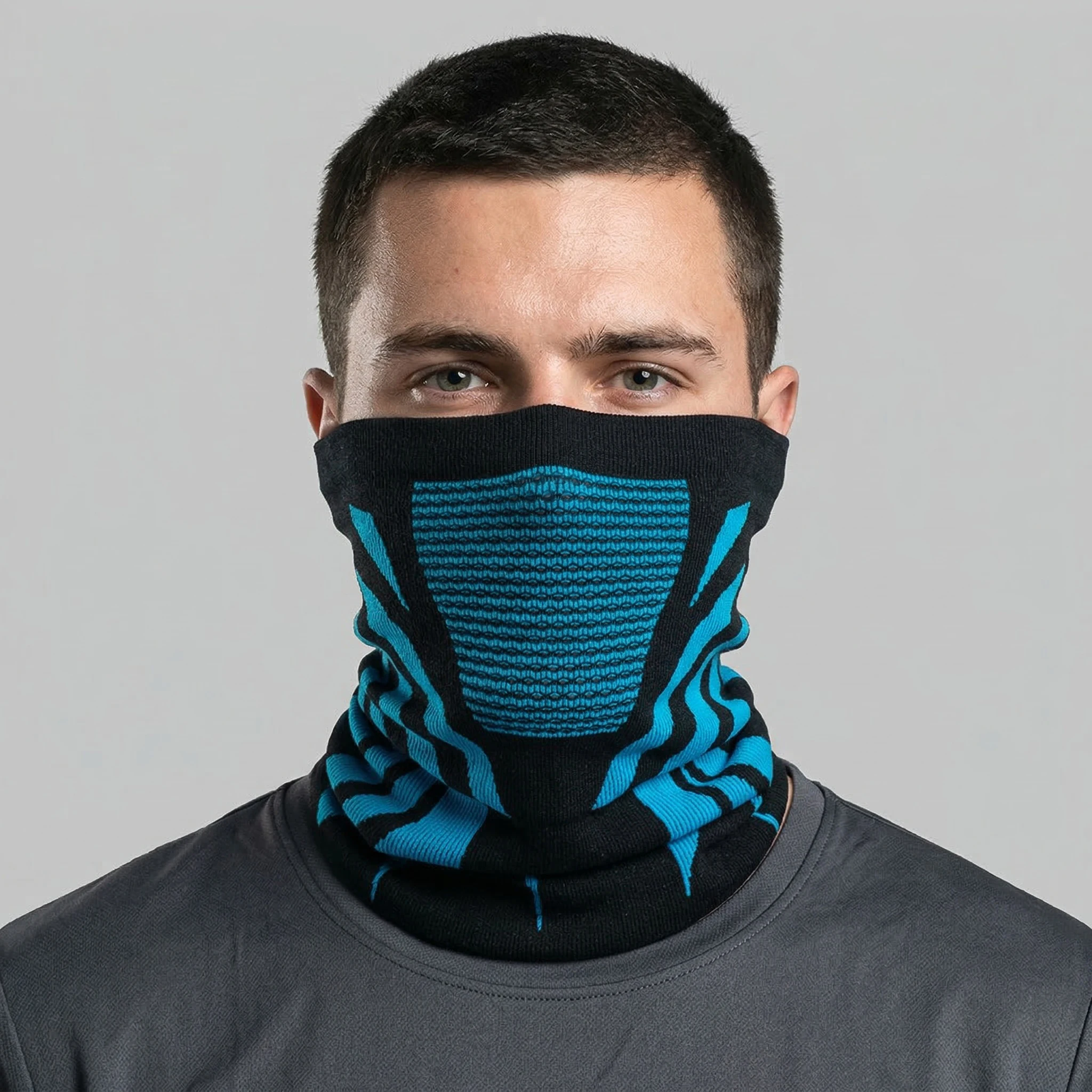 1pc/2pcs/3pcs Unisex Winter Breathable Warm Ski Mask Bike Motorcycle Half Face Mask Scarf Outdoor Hiking Fishing Cycling Mask