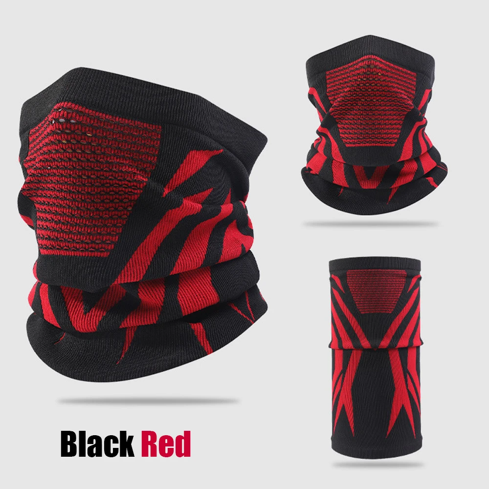 1pc/2pcs/3pcs Unisex Winter Breathable Warm Ski Mask Bike Motorcycle Half Face Mask Scarf Outdoor Hiking Fishing Cycling Mask