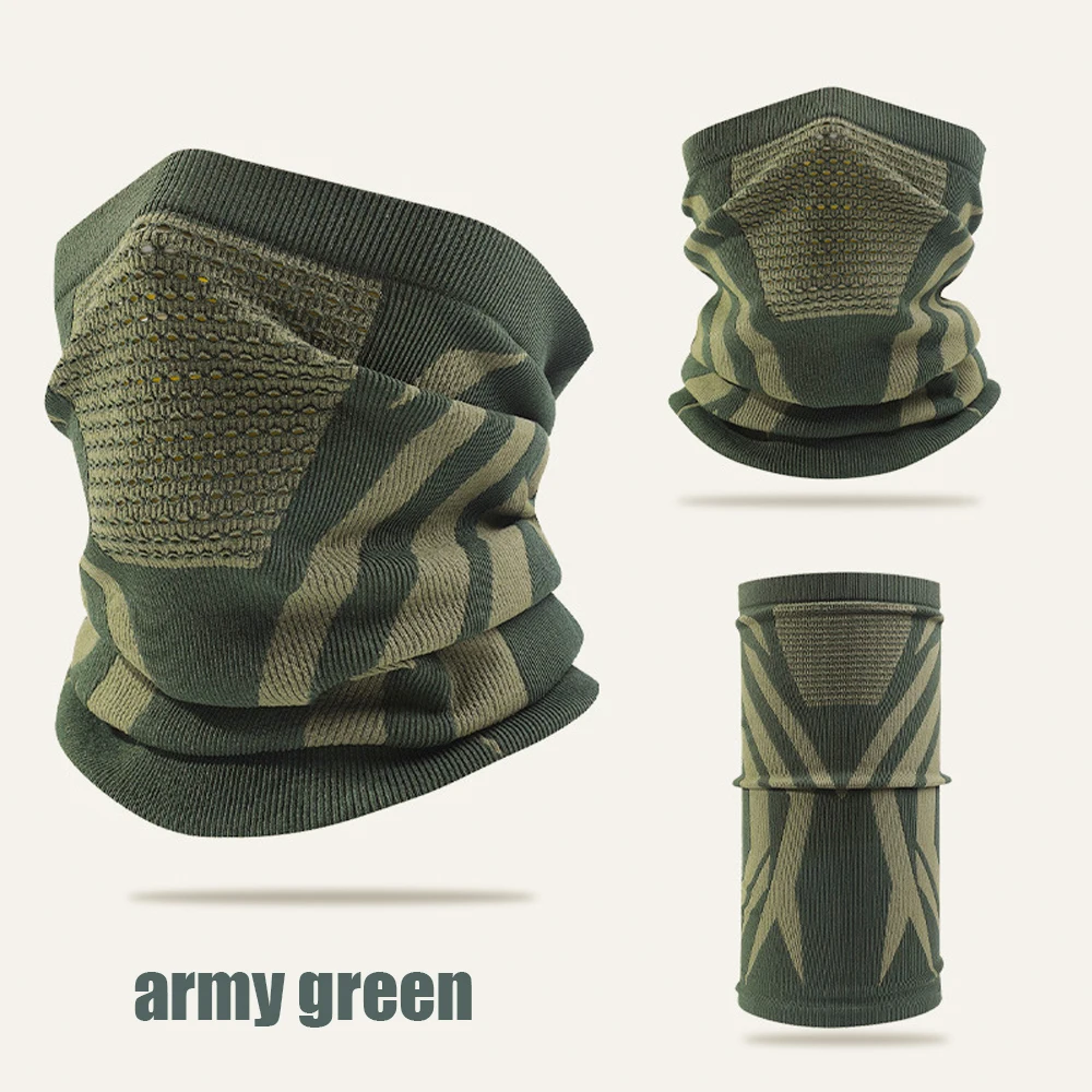 1pc/2pcs/3pcs Unisex Winter Breathable Warm Ski Mask Bike Motorcycle Half Face Mask Scarf Outdoor Hiking Fishing Cycling Mask