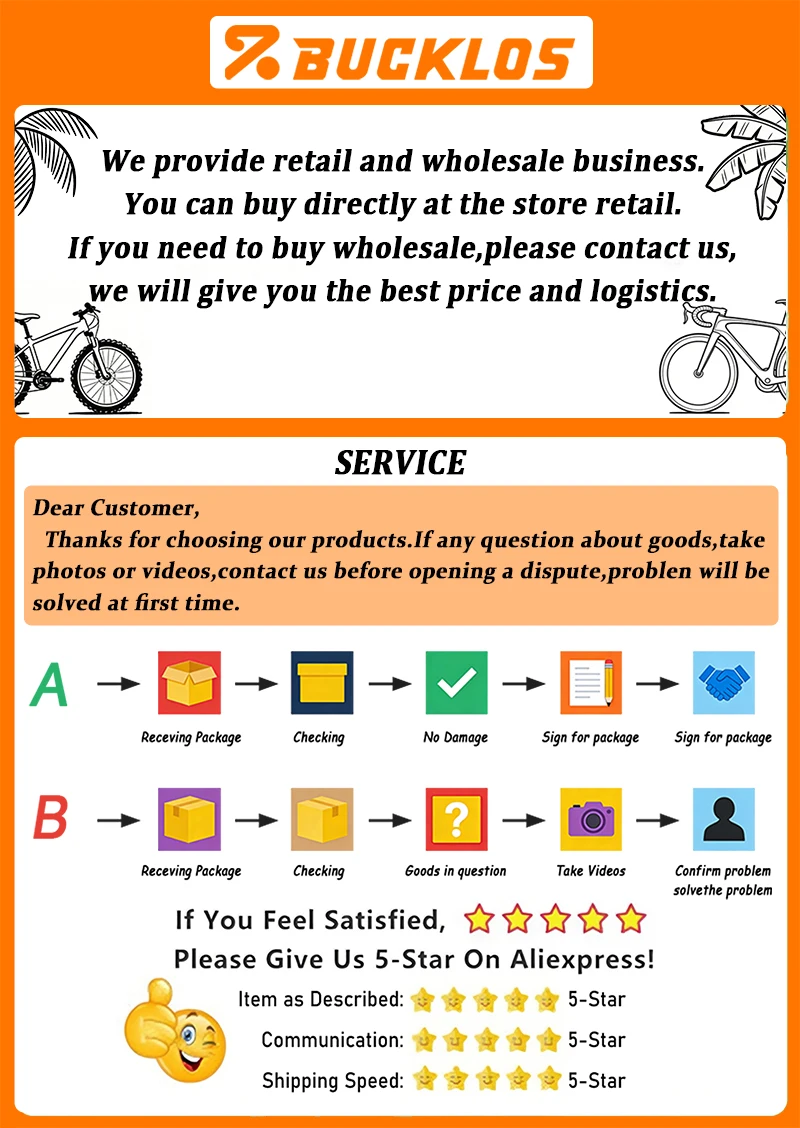 BUCKLOS Bike Chainring Bolts 6.5mm 8.5mm Single/Double Speed Disc Chainwheel Screws for Bicycle Crankset Bike Accessories