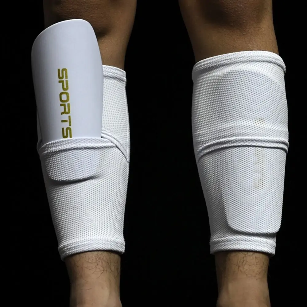 1Pair Sports Soccer Shin Guard Pad Sleeve Sock Leg Support Football Compression Calf Sleeve Shinguard for Adult Teens Children