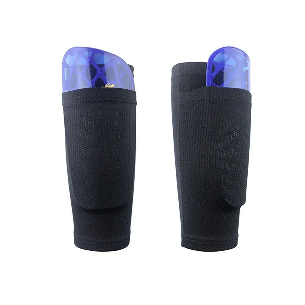 1Pair Sports Soccer Shin Guard Pad Sleeve Sock Leg Support Football Compression Calf Sleeve Shinguard for Adult Teens Children