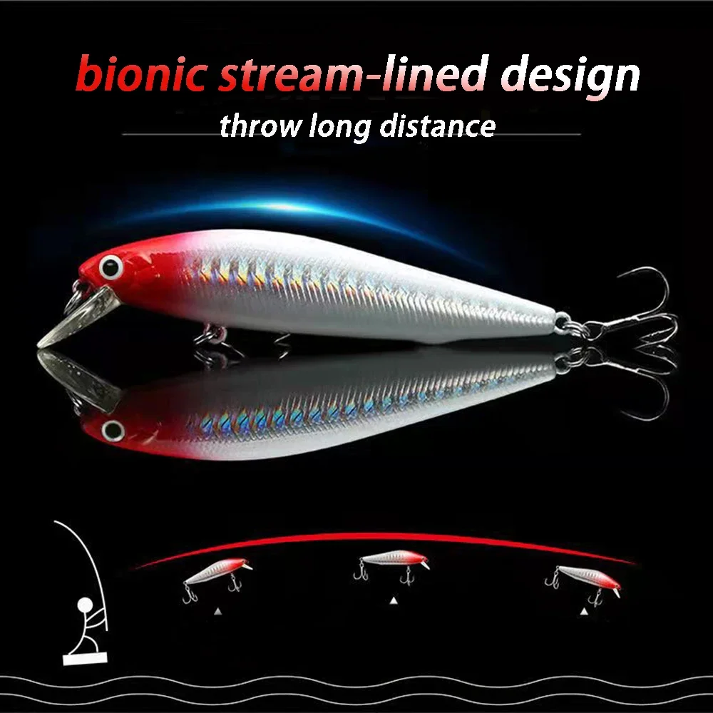 Sinking Minow 5g 7g 14g Jerkbait Magnetic Boost Fishing Lure Gravity Balance System Cast Deep Bait Wobbler Pesca Swimbait Pesca