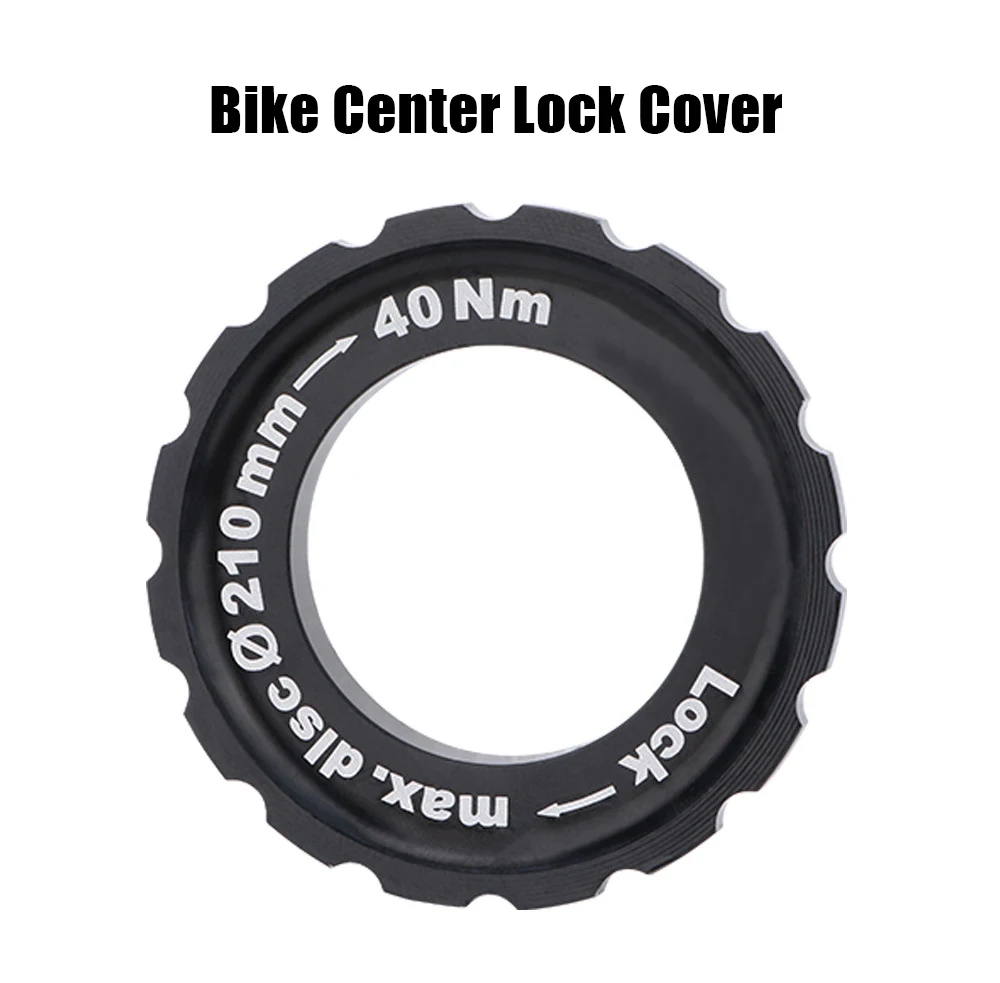 Bicycle Centerlock Lockring and Spacer Bike Center Lock Cover Wrench for 6 Bolt Disc Brake Rotor Wheelset Hub Aluminium Alloy