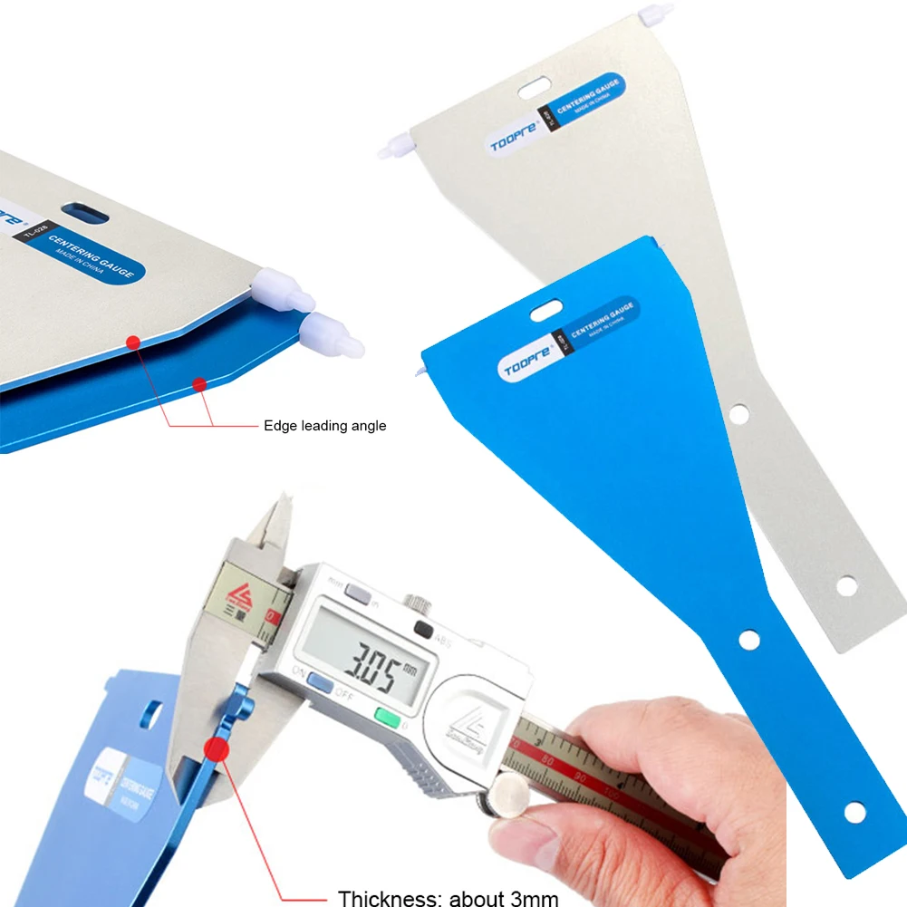 TOOPRE Portable Bike Correction Gauge Positioning Center Gauge Cycling Accessories Professional For Wheel Rim Truing Stand