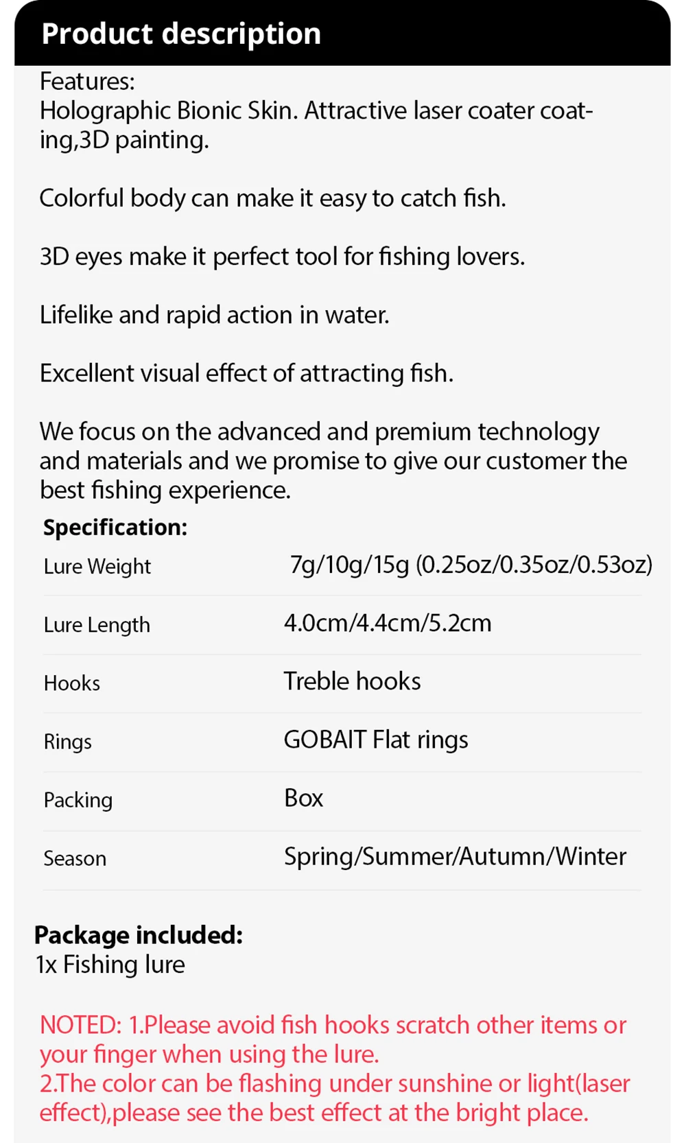 Metal Jig VIB Lure 7g 10g 15g Spoon Spinner Color Spinning Fishing Tackle Treble Hooks Swimbait Pesca Bait Spinnerbait VIBRATION