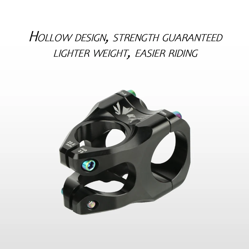 HASSNS Mtb Power Stem Road Bike Mountain Bicycle Bridge Short Power 35mm Rod Handlebar Table Adjustable Stem Riser 31 8 Cycling