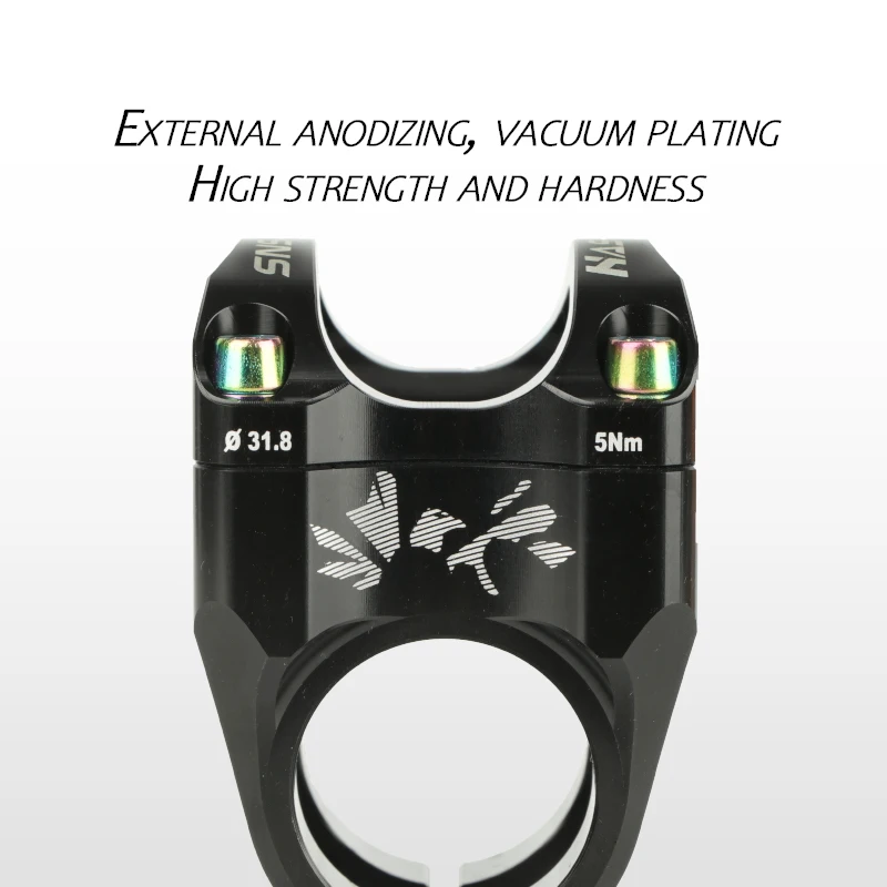 HASSNS Mtb Power Stem Road Bike Mountain Bicycle Bridge Short Power 35mm Rod Handlebar Table Adjustable Stem Riser 31 8 Cycling