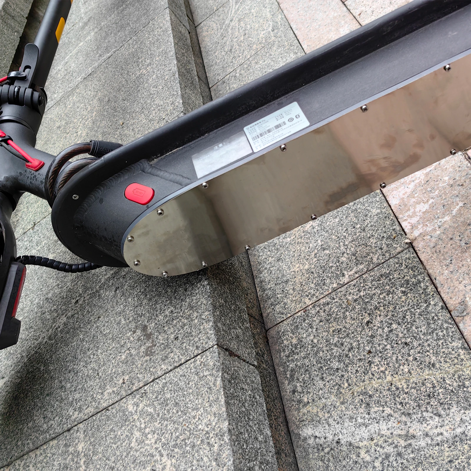 Stainless Steel Battery Bottom Cover For Xiaomi M365 1S Pro Pro2 4 Pro Electric Scooter Anti-Collision Non-Slip Floor Board Part