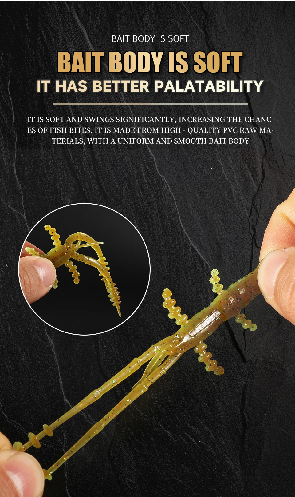 Supercontinent lobster 72mm / 47mm Lobster Soft Lure Fishing Lures Attractive Shrimp odor salt Wobbler