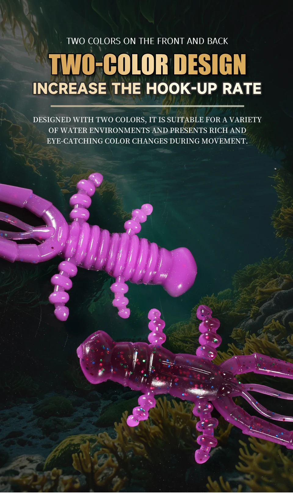 Supercontinent lobster 72mm / 47mm Lobster Soft Lure Fishing Lures Attractive Shrimp odor salt Wobbler