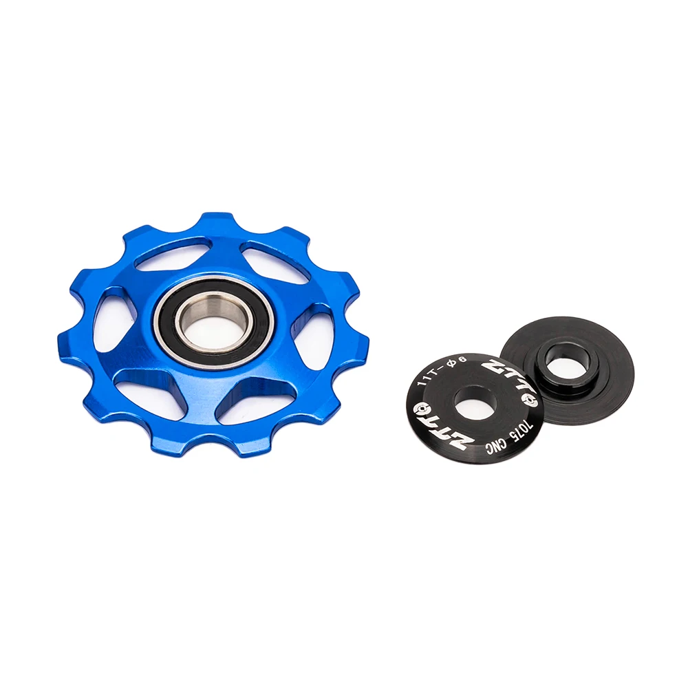 ZTTO MTB Bicycle Rear Derailleur Jockey Wheel 11T 13T Steel Bearing Pulley AL7075 CNC Road Bike Guide Roller Idler 4mm 5mm 6mm