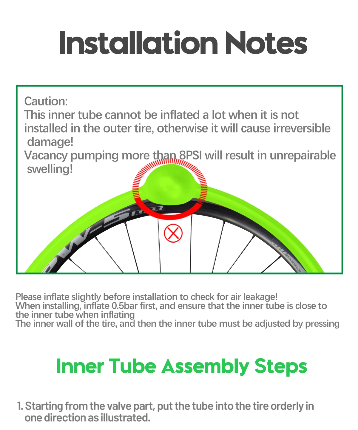 CYCLAMI Ultralight Bike Inner Tube 26 27.5 29 Inches MTB Bicycle TPU Material Tire 45mm French Valve Super Light Anti-Oxidation
