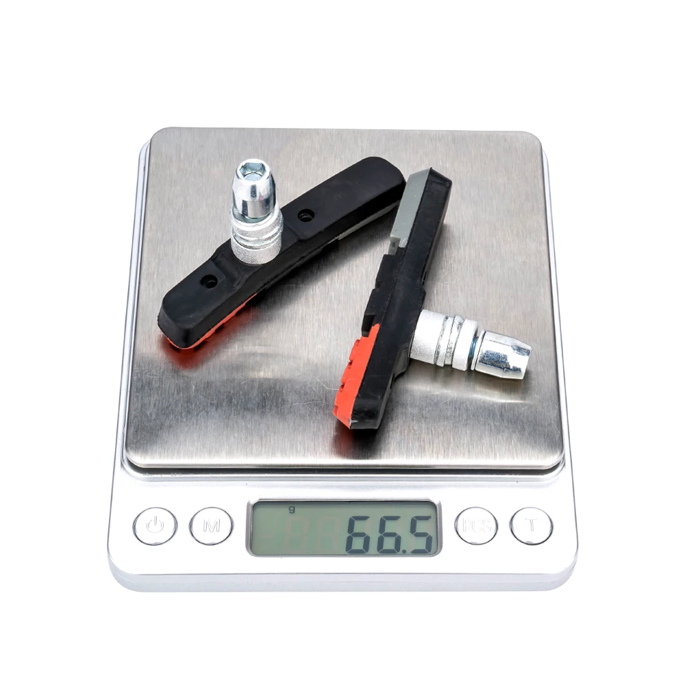 ZTTO MTB Mountain Road Bike Brake Pads Block Durable Rubber Brake Anti-Resistance Shoes V-Brake Pads Bicycle Brake Shoes 1 Pair