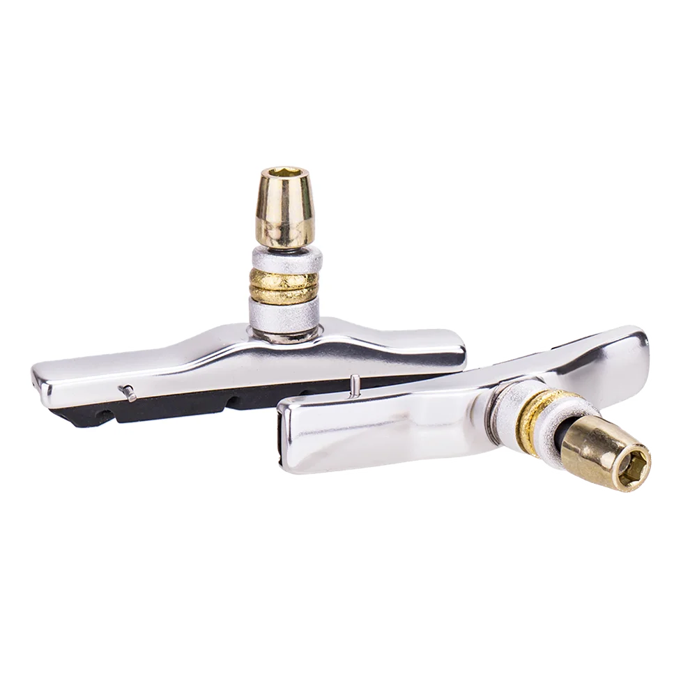 ZTTO MTB Mountain Road Bike Brake Pads Block Durable Rubber Brake Anti-Resistance Shoes V-Brake Pads Bicycle Brake Shoes 1 Pair