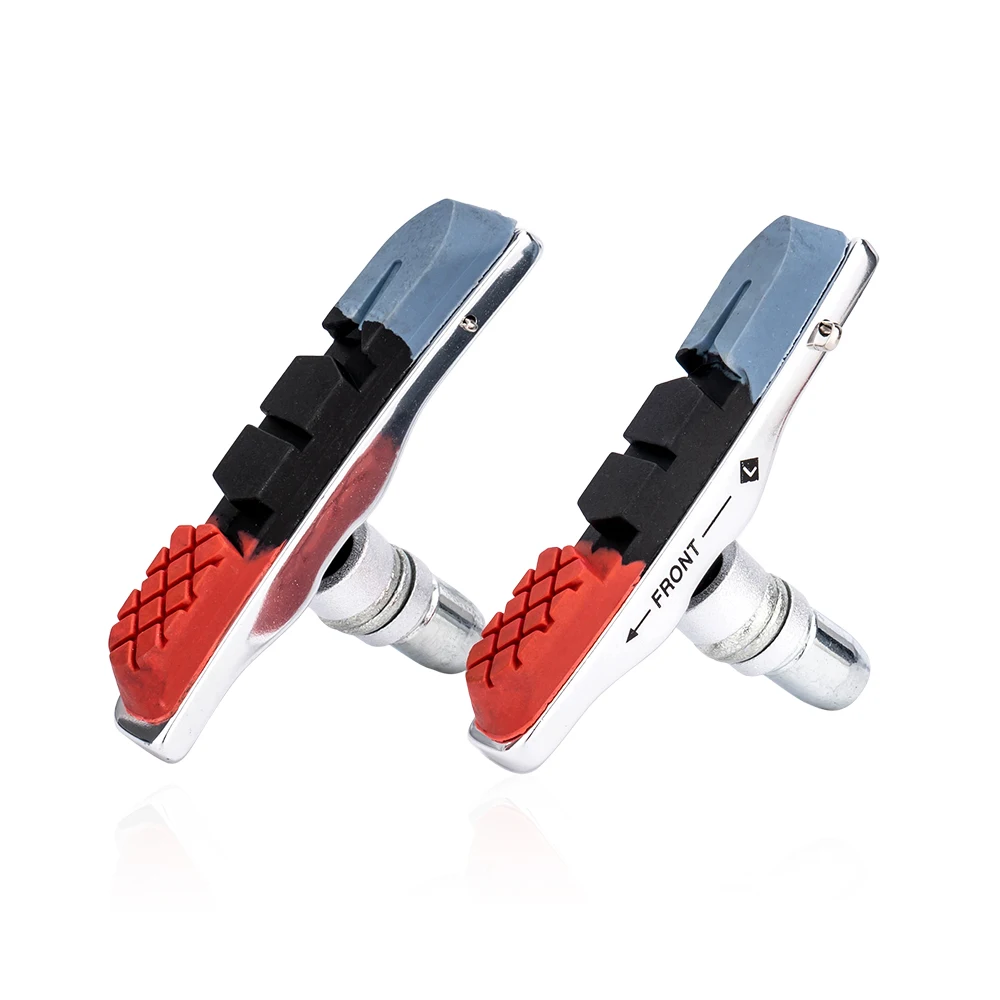 ZTTO MTB Mountain Road Bike Brake Pads Block Durable Rubber Brake Anti-Resistance Shoes V-Brake Pads Bicycle Brake Shoes 1 Pair