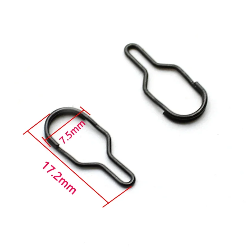 50pcs Carp Fishing Accessories PVA Bag Link Clip Quick Change Feeder Swivels ForCarp Hair Rig Tool Carp Coarse Method Feeder