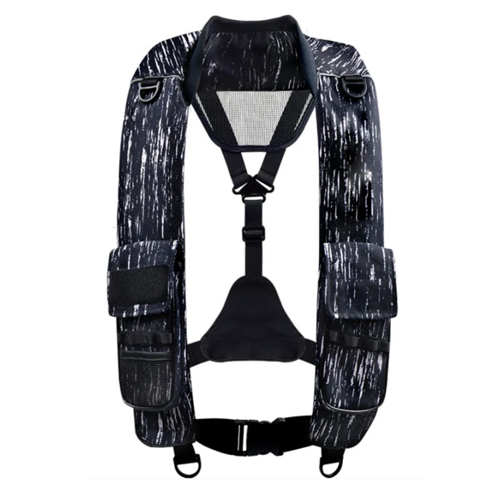 Manual/Automatic Inflatable Road Ya Lifejacket Adult Lightweight Marine Fishing Portable High Buoyancy Vehicle Vest Lifejacket