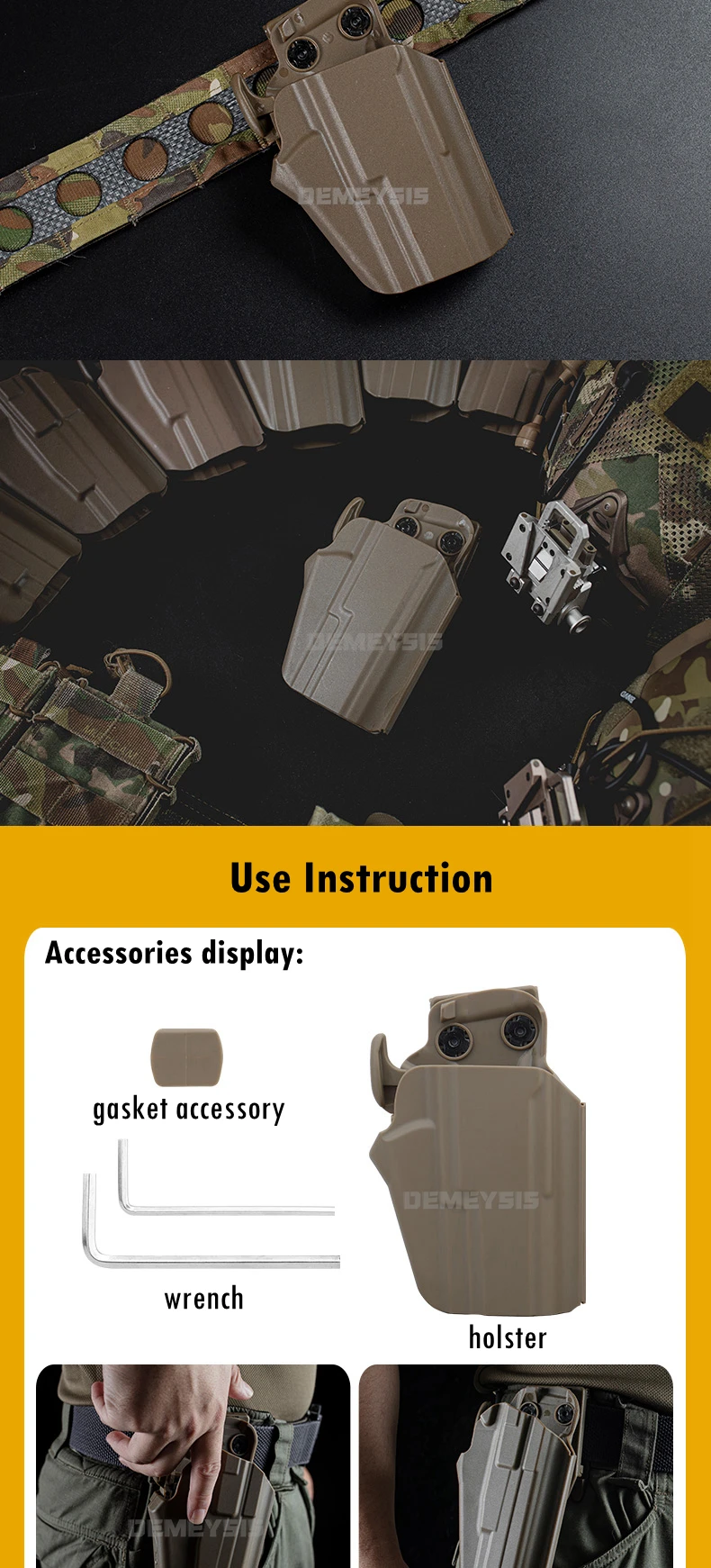 Tactical Quick Pull Gun Holster Adjustable Outdoor Hunting Shooting Waist Belt Holsters Universal Airsoft Pistols Gun Holster