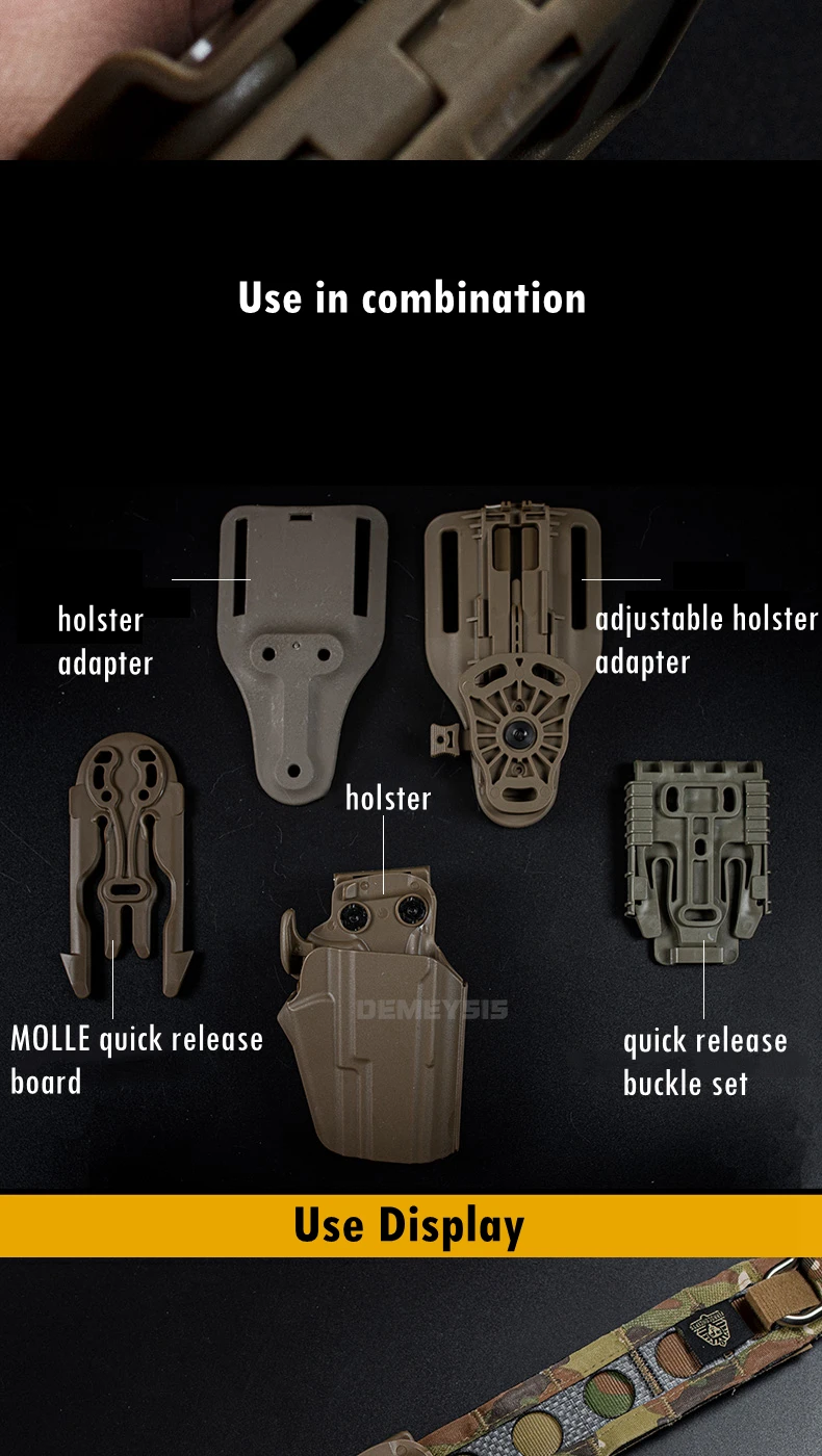 Tactical Quick Pull Gun Holster Adjustable Outdoor Hunting Shooting Waist Belt Holsters Universal Airsoft Pistols Gun Holster