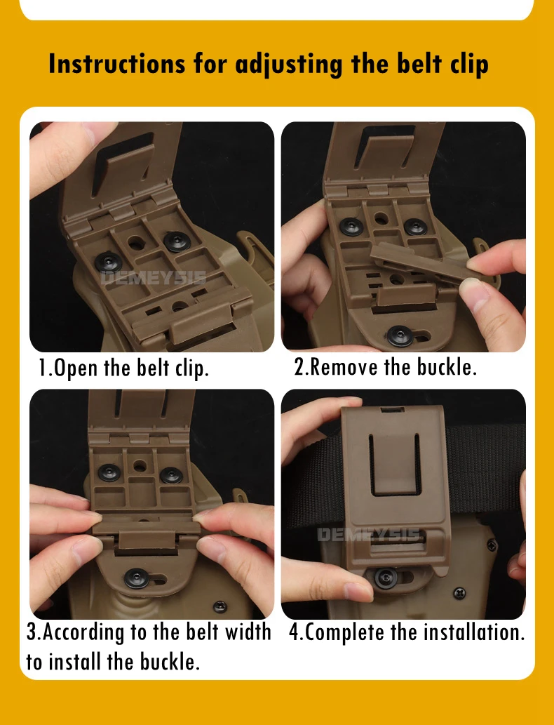 Tactical Quick Pull Gun Holster Adjustable Outdoor Hunting Shooting Waist Belt Holsters Universal Airsoft Pistols Gun Holster