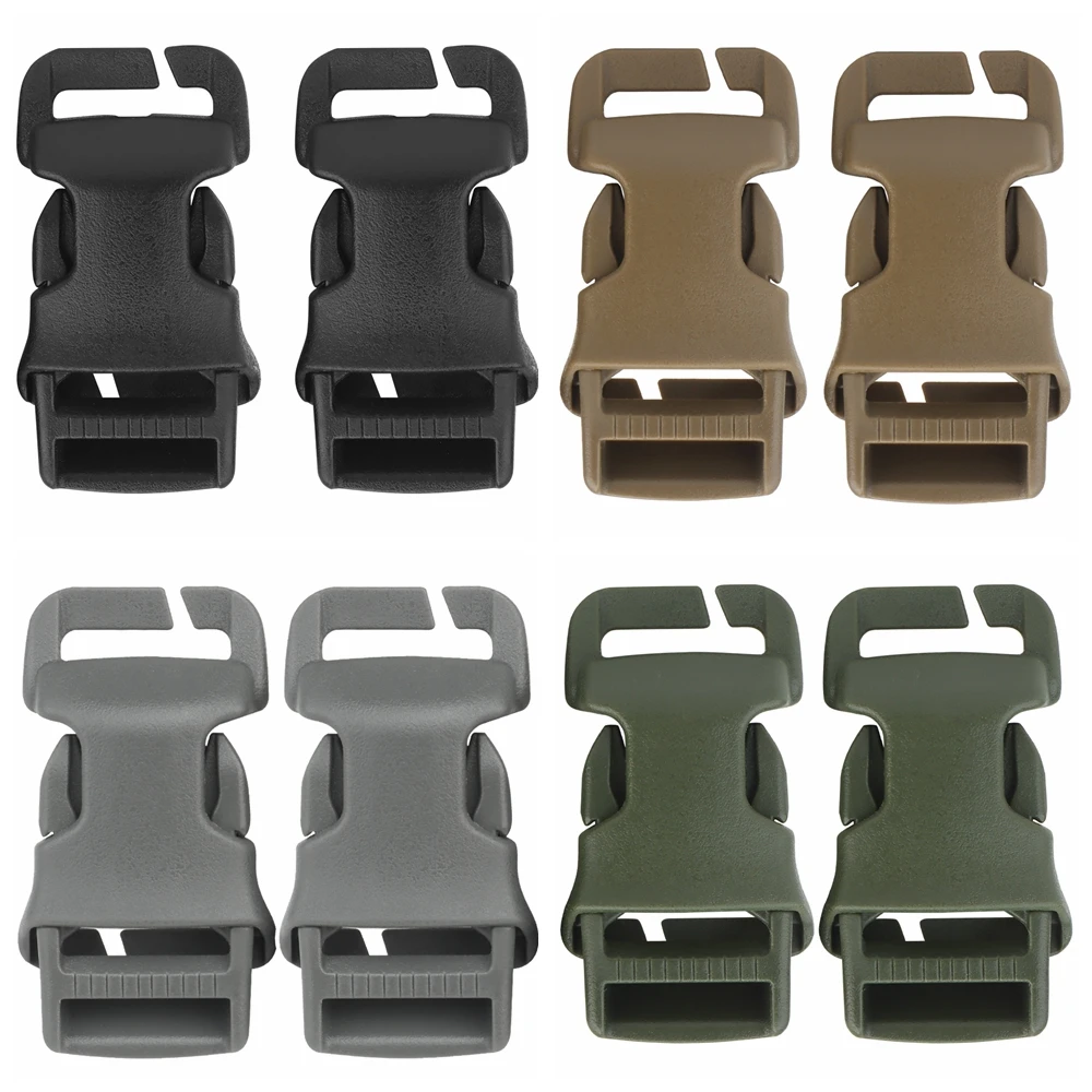 2pcs/set Tactical Vest Belt QASM Quick Attach Buckle/SRB Side Release Buckle/G Hooks Modular Vest Accessories