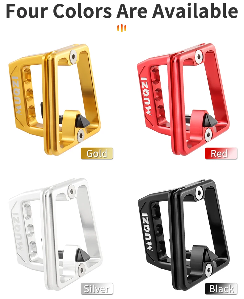 MUQZI Folding Bike Front Bag Carrier Block Bag Bracket For Brompton Dahon Bike Front Carrier Mount Adapter