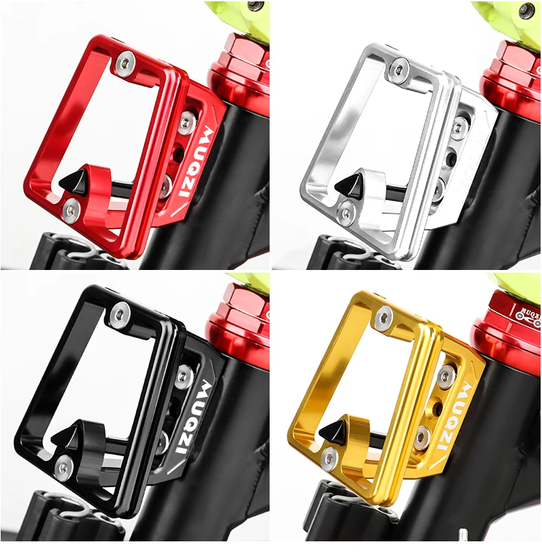 MUQZI Folding Bike Front Bag Carrier Block Bag Bracket For Brompton Dahon Bike Front Carrier Mount Adapter