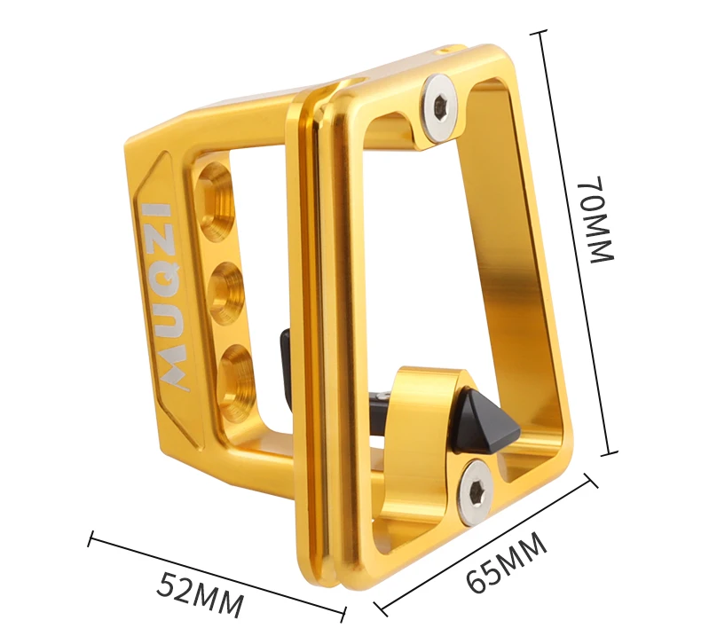 MUQZI Folding Bike Front Bag Carrier Block Bag Bracket For Brompton Dahon Bike Front Carrier Mount Adapter