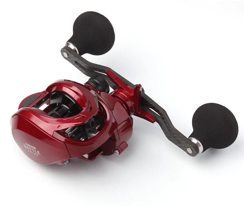 Kawa New Fishing Reel Handle Carbon Fiber With Eva Knob Length120mm Size 7x4 and 8X5mm For D/S Saltwater FishingRocker Accessory