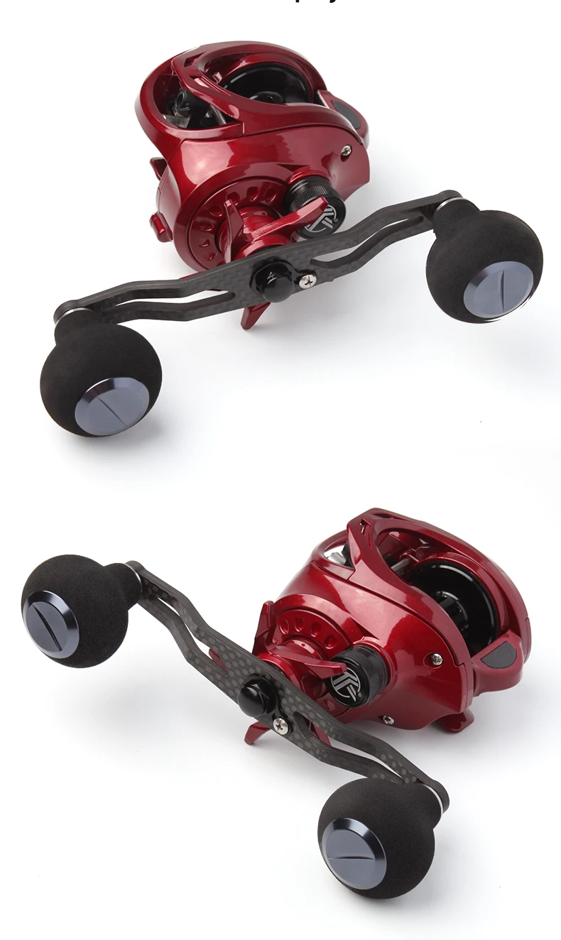 Kawa New Fishing Reel Handle Carbon Fiber With Eva Knob Length120mm Size 7x4 and 8X5mm For D/S Saltwater FishingRocker Accessory