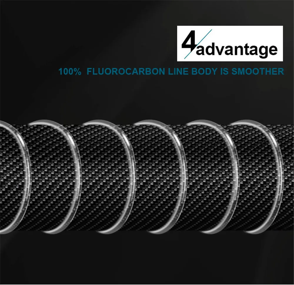 100m Fluorocarbon Bait Fishing Line, Carbon Fiber Fly Fishing, Wild Fishing, Sea Fishing, Fishing Accessories, Tools, Outdoor