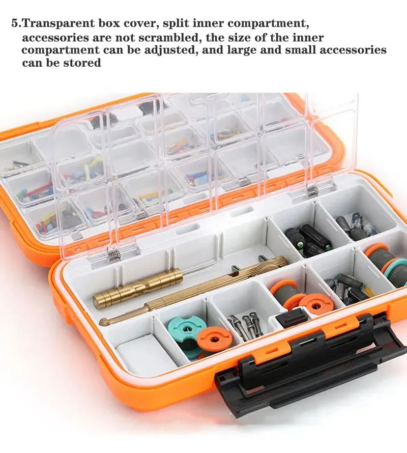 Waterproof Fishing Tackle Box Fishing Accessories Tool Storage Box Fish Hook Lure Fake Bait Boxes Carp For Fishing Goods